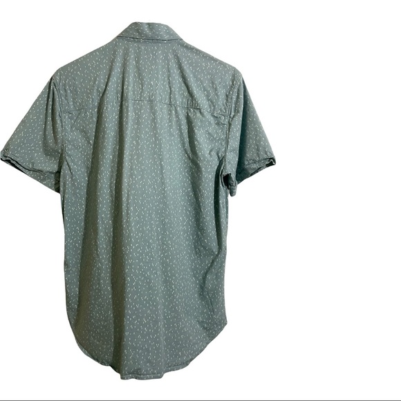 Paige Landon Mens print short sleeve shirt. Size Small Button down Rayon small - Picture 6 of 11